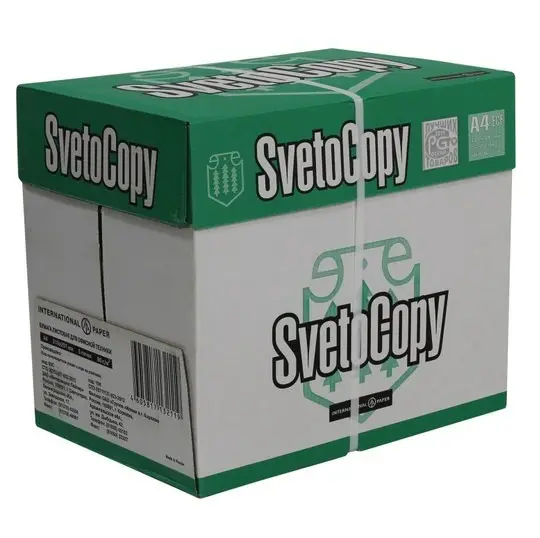 Svetocopy /quality Sveto Copy Paper Factory Supply A4 Paper/80gsm/ 75gsm/ 70gsm/white 100% Woold Pulp 80gsmA4 Paper Colored