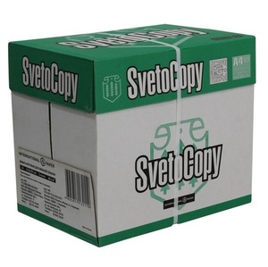 Svetocopy/chất lượng sveto bản sao giấy Nhà máy cung cấp A4 giấy/80gsm/ 75gsm/ 70gsm/100% Trắng woold bột giấy 80gsm A4 giấy màu - Product Image 1
