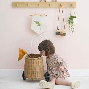 Los Mejores Regalos para niños, equipaje de carrito de viaje de ratán, bolsa de carrito escolar portátil, bolsas de cochecito de viaje con alta calidad - Product Image 3