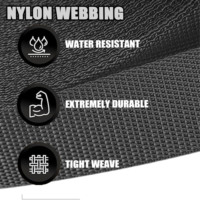 Correa de Nailon Resistente de 1.5 Pulgadas, Duradera, Resistente a Desgarros, Correa Plana de Seguridad para Mascotas, Uso en Exteriores, DIY, para Transportar Mascotas en Cajas de Transporte