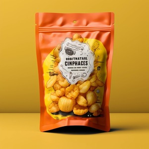 Matte White Snacks Packaging Moisture-Proof Stand up Pouch with Aluminum Foil and <b>Zip</b> Lock Doypack for Mylar <b>Storage</b> of Food - Product Image 1