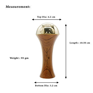 Herramienta de masaje Kansa Wand Palm Grip de alta calidad, diseño compacto y ergonómico para aliviar el estrés, fabricación india Original - Product Image 4