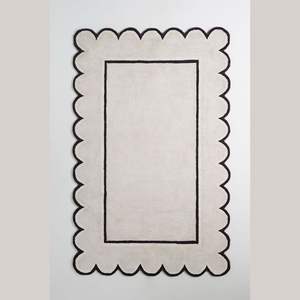 Tapis tufté à la main géométrique de conception de bordure de luxe pour la décoration de la maison petites boîtes différents modèles tapis tufté à la main ITHL - Product Image 1