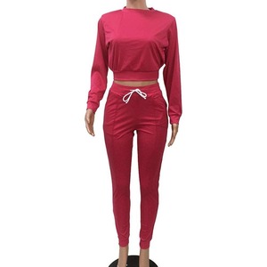Conjunto Deportivo de Forro Polar con Capucha y Manga Larga para Mujer, para Entrenamiento de Invierno, 100% Algodón - Product Image 5