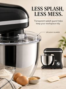 Robot pâtissier/mélangeur électrique grande capacité 8L, 1600W réglable, pour usage domestique <span class=keywords><strong>et</strong></span> commercial, batteur à œufs, stock transfrontalier disponible - Product Image 2
