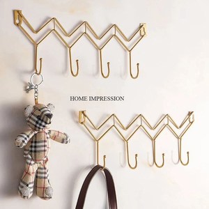 Best Selling Luxury Clothes Hats Hanger Hook Portable Metal Coat Rack Stand Customized Coated Finishing Low Price Wall-Mounted - Product Image 6