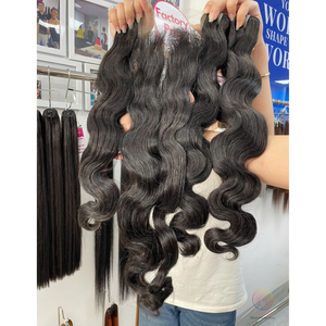 Top Grade Lâche Vague Profonde Super Vague Style Naturel Cru Vietnamien Remy Bundles De Cheveux Humains Non Transformés Donneur De Cheveux - Product Image 2