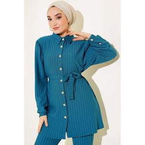 เครปลายชุด2ชิ้นสีเขียวน้ำมัน - Product Image 1