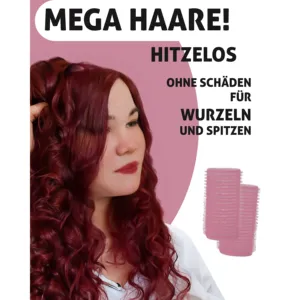 Ensemble de 24 rouleaux à cheveux en plastique et éponge, froids et chauds, diamètre 3 cm, longueur 6 cm, pour le bouclage et le coiffage des cheveux - Product Image 6