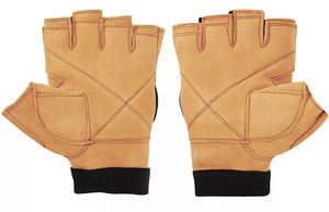 Gants de vente chaude en cuir professionnel personnalisé Fitness haltérophilie anti-UV fitness gants de gymnastique avec support de poignet réglable - Product Image 2