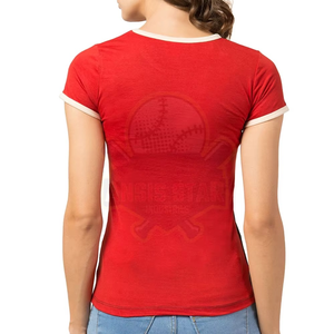 Camiseta Básica de Algodón de Manga Corta Ecológica para Mujer, Uso Diario, Material Ligero y Cómodo, Personalización de Marca - Product Image 2