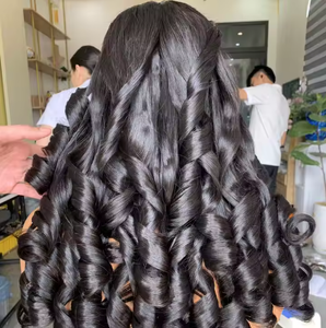 Extensiones de Cabello Humano Vietnamita Remy Virgen Ondulado y Voluminoso de Doble Trama a Precio de Fábrica para un Look Elegante - Product Image 1