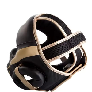 Protector Facial de Artes Marciales Unisex Profesional de Alta Calidad 2024, Doble Propósito, Rexine/Cuero, con Logotipo Personalizado - Product Image 4