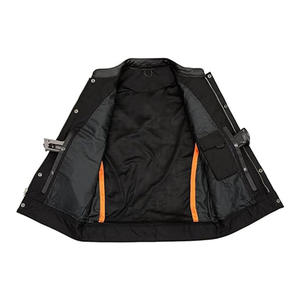 Motorbike Leather <b>Vest</b> for Outdoor Wear - Product Image 3