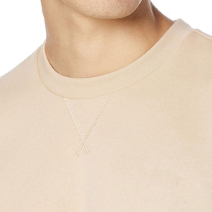 เสื้อกันหนาวลำลองสำหรับผู้ชายสไตล์พรีเมี่ยมเสื้อขนแกะย้อมสีเรียบ - Product Image 3