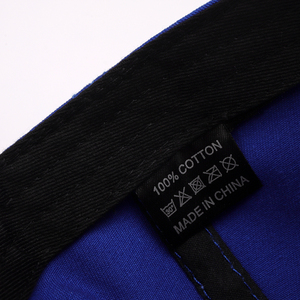 Gorra de Béisbol Azul de 6 Paneles, Ajustable, de Sarga de Algodón, Unisex, Informal, para Adultos - Product Image 2