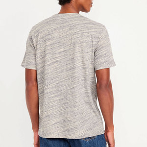 T-shirts personnalisables en mélange de coton, vierges, unis, style streetwear, 100% coton, avec logo de marque de créateur - Product Image 4