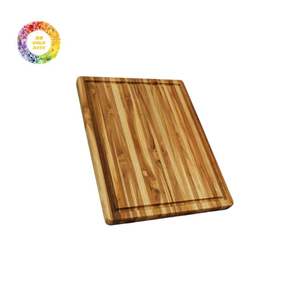 Planche à découper en bois de teck de qualité supérieure Bloc à découper épais extra large pour usage en cuisine - Product Image 6