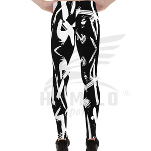 Último diseño personalizado hombres Fitness Legging estirable Fitness Leggings para la venta en línea Leggings - Product Image 5