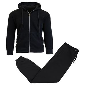 Chándal OEM Ropa deportiva Slim Fit Sudaderas con capucha y Joggers Conjunto Ropa de mujer y hombre 100% algodón transpirable ropa de gimnasio streetwear - Product Image 2