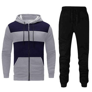Conjunto Jogger polar con capucha para hombre, chándal con cremallera en color sólido con pantalla DTF DTG y sublimación de impresión digital - Product Image 6