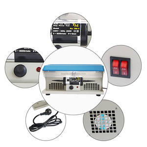 Pulidora <span class=keywords><strong>de</strong></span> Joyería <span class=keywords><strong>de</strong></span> Banco Boasta Blue DM-5 con Aspiración <span class=keywords><strong>de</strong></span> Polvo y Luz LED, Velocidad Variable, 110V 220V 8000RPM - Product Image 5