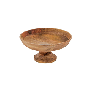 Customization <b>Mango</b> <b>wood</b> footed <b>bowl</b>, Wooden Salad <b>Bowl</b> Or Fruit Storage <b>Bowl</b> For Kitchen And Dinning - Product Image 6