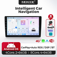 Reproductor de Navegación para Auto MEKEDE Serie K, Android 15, 4 y 8 Núcleos, Compatible con Modelos de Auto Universales, con Soporte para Cámara Trasera