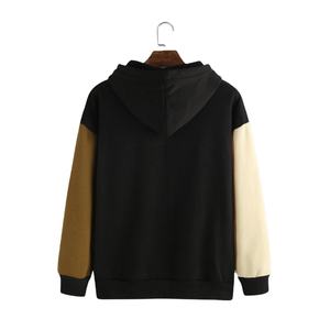 Básicos Sudadera con capucha de algodón mezclado Fitness Otoño Sudadera con capucha Cómodo tejido suelto Patrón sólido Pullover Estilo Manga larga 2026 - Product Image 5