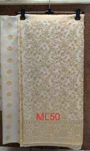 Sari de nailon elegante para adultos Tela de flujo suave Cómodo y elegante para cualquier ocasión para fiestas - Product Image 3