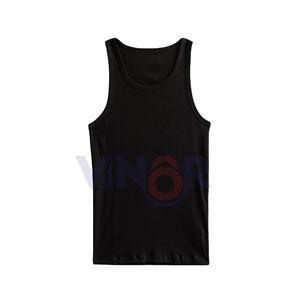 Vente en gros Débardeur sans manches 100% coton pour hommes Débardeur solide vierge de fitness pour hommes Débardeurs unisexes de haute qualité avec OEM - Product Image 6