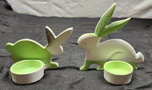 Bougeoirs en aluminium faits à la main de noël multicolore fleur formes d'animaux verre pour la décoration de la maison bougeoirs en métal - Product Image 4