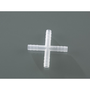 Connettore per tubi in PP, forma a croce, con manicotti cilindrici, per tubi Ø 7-9 mm (Confezione = 10 pz) - Product Image 2