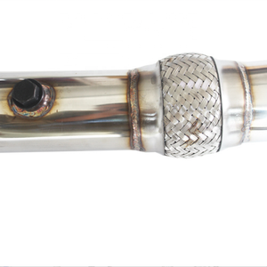 Otomotiv egzoz borusu modifikasyonu için uygun 2013-2017 Ford Focus ST Hatchback 4D <span class=keywords><strong>2</strong></span>.0T <span class=keywords><strong>2</strong></span>-Piece tasarım ile <span class=keywords><strong>3</strong></span> "Downspout - Product Image 2