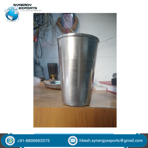 Indian Supplier Selling Home Daily Usage Customized Kitchen <b>Drinkware</b> Stainless Steel SS Water <b>Glass</b> Tumblers for Sale - Product Image 5