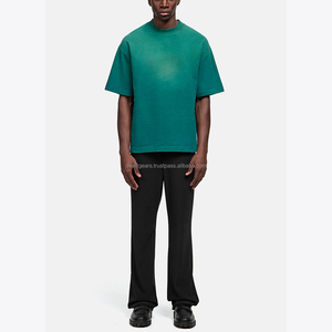 T-shirt à manches courtes 100 % coton pour homme avec logo personnalisé et impression sur mesure, respirant et écologique, vêtements décontractés, commandes en gros OEM - Product Image 4