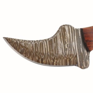 Cuchillo de bolsillo para caza y acampada al aire libre, cuchillo de hoja fija con funda de cuero y Mango antideslizante, precio al por mayor - Product Image 3