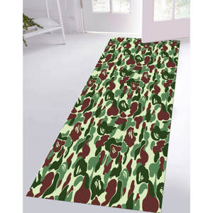 Tapis à motifs abstraits, Tapis imprimé, Tapis vert, Décoration moderne, Tapis gobelin - Product Image 5