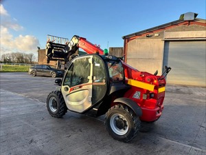 Chariot télescopique Manitou MT625II d'occasion 4x4, 12 tonnes, tout-terrain, avec moteur AC pour ferme et cour - Product Image 5