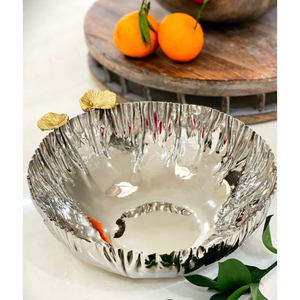 Bol décoratif en argent de qualité supérieure, élégant, fait à la main, centre de table, décoration moderne pour la salle à manger et le salon - Product Image 5