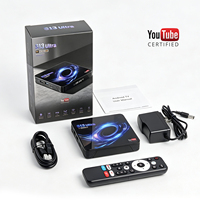 TV Box 2026 S13 Ultra Quad Core Android 14.0, Rockchip RK3539, 4GB 32GB, Reproductor Multimedia Inteligente 4K UHD, Certificado por YouTube, BT5.4, Control Remoto