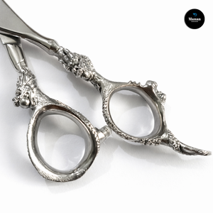 Tijeras profesionales MANAN INSTRUMENTS MI-HDS-2110 de acero inoxidable 4Cr13 para cortar el cabello, para diestros, afiladas, de 7 pulgadas, con mango de dragón - Product Image 5