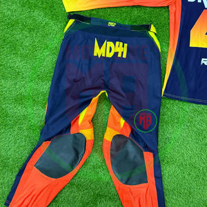 Combinaison de course de motocross respirante et confortable de fabrication professionnelle pour hommes, vêtements de sport de haute qualité, uniforme de course de motocross - Product Image 6