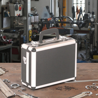 Valise personnalisée pour équipement électronique, appareil photo, instruments – Boîtier portable en aluminium sur mesure avec mousse alvéolée pour outils