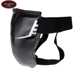 Protection de l'aine en cuir PU fabriquée à la main, produit à la vente en gros, avec logo personnalisé, par ABDULLAH MARTIAL ARTS - Product Image 3