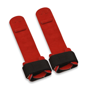 Poignées de sangle de gymnastique avec logo personnalisé Poignées en cuir néoprène avec 2 trous - Product Image 4