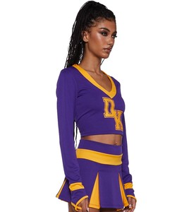 2026 dernières femmes Cheerleading uniforme ensemble personnalisé haut et jupe Cheer tenue OEM ODM usine directe équipe vêtements de sport en gros - Product Image 3