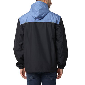 Chubasquero personalizable para uso promocional | Cortavientos impermeable ligero con serigrafía o logotipo bordado - Product Image 3