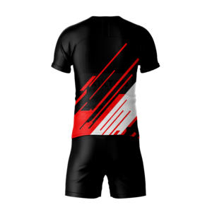 Maillots de football personnalisés en gros, shorts de football sublimés, impression intégrale, tissu respirant, écologique, séchage rapide, OEM ODM - Product Image 2