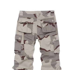 Wholesale Custom Streetwear Multi Pockets Cargo <b>Trousers</b> Men Joggers Men Thick Stacked Sweatpants Baggy - Product Image 5